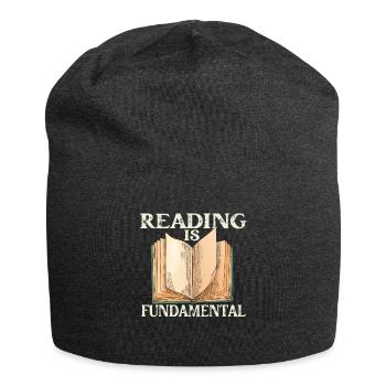 Reading Is Fundamental - Jersey Beanie - charcoal grey - Front