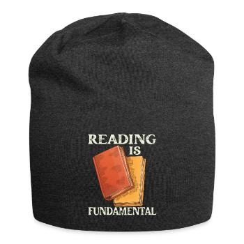 Reading Is Fundamental - Jersey Beanie - charcoal grey - Front