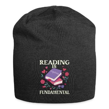 Reading Is Fundamental - Jersey Beanie - charcoal grey - Front