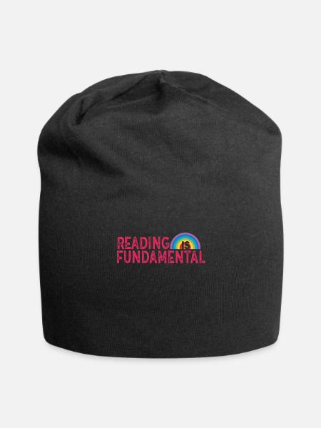 Reading Is Fundamental - Jersey-Beanie - Schwarz
