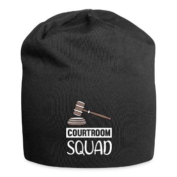 ESCOUADE DE SALLE D’AUDIENCE Étudiants en droit, candidats à l’examen - Bonnet en jersey - noir - Devant