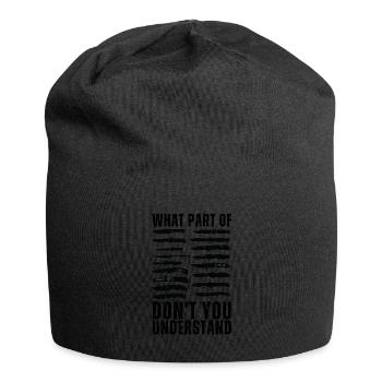 Couteau de chasse à retourner un couteau de collectionneur, - Bonnet en jersey - noir - Devant