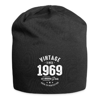 Vintage Since 1969 - 53rd Birthday Retro Classic - Jersey Beanie - black - Front