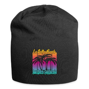 La Jolla Beach Southern California - Jersey-Beanie - Schwarz - Vorne