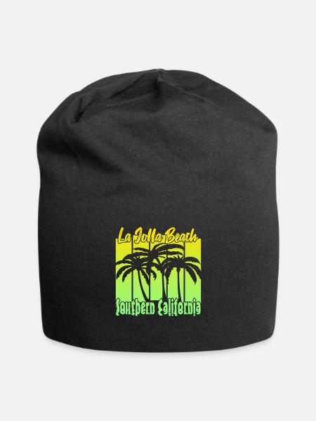 La Jolla Beach Southern California - Jersey-Beanie - Schwarz