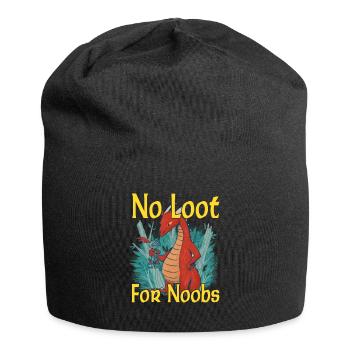 Pas de butin pour les noobs - Mmorpg - Bonnet en jersey - noir - Devant