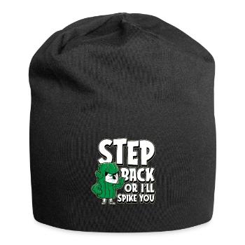 Kaktus Garten Kaktus - Jersey-Beanie - Schwarz - Vorne