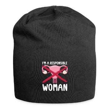 Hysterectomy - Jersey Beanie - black - Front