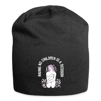 Hysterectomy Flowers Hysterectomy - Jersey Beanie - black - Front