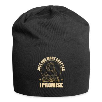 Just One More Chapter I Promise Reading - Jersey Beanie - black - Front