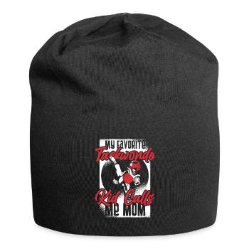 Taekwondo Mama - Jersey Beanie - black - Front