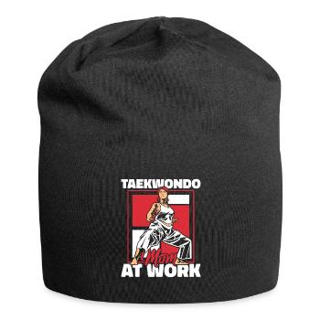 Taekwondo Mama - Jersey Beanie - black - Front