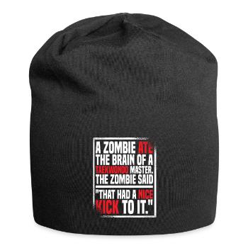Taekwondo Drôle de Zombie Taekwondo Mama - Bonnet en jersey - noir - Devant