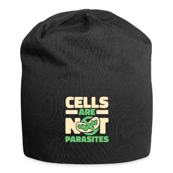 Biologie Biologe Zellen Molekularbiologe - Jersey-Beanie - Schwarz - Vorne
