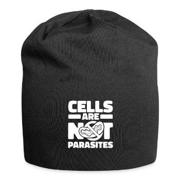 Biologie Biologe Zellen Molekularbiologe - Jersey-Beanie - Schwarz - Vorne