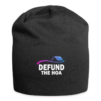 Defund The HOA - Bonnet en jersey - noir - Devant