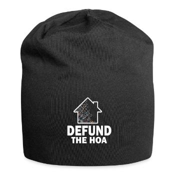 Defund The HOA - Bonnet en jersey - noir - Devant