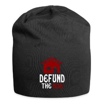 Defund The HOA - Bonnet en jersey - noir - Devant