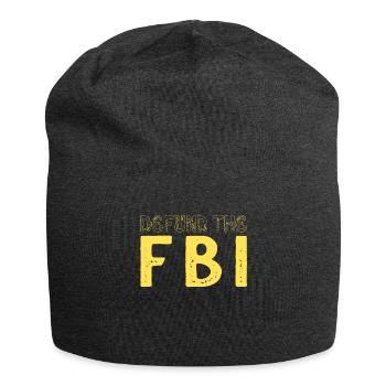 Defund the FBI Anti-Government Political American - Bonnet en jersey - charbon - Devant