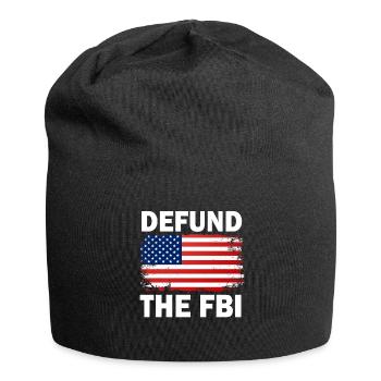 Defund the FBI Anti-Government Political American - Jersey Beanie - black - Front