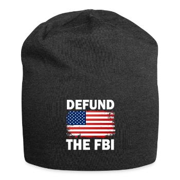 Defund the FBI Anti-Government Political American - Bonnet en jersey - charbon - Devant