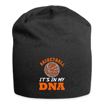 Joueur de basket-ball Entraîneur de basket-ball - Bonnet en jersey - noir - Devant