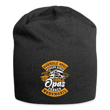Camping Kastenwagen Coole Opas fahren - Jersey-Beanie - Schwarz - Vorne