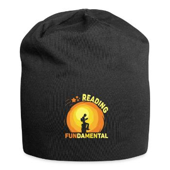 Reading Is Fundamental - Jersey Beanie - black - Front