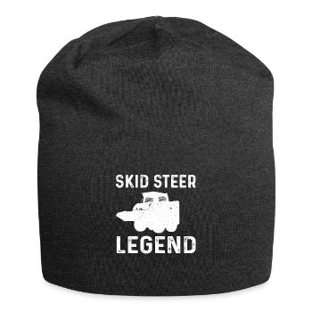 Skid Steer Loader Legend - Jersey Beanie - charcoal grey - Front