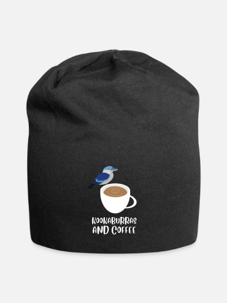 Terrestrial Tree Kingfisher Australian Bird, - Jersey-Beanie - Schwarz