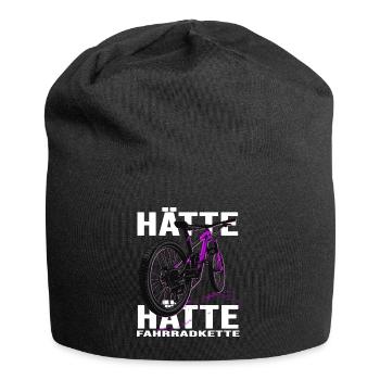 Mountainbike MTB downhill-tour Fahrradkette - Jersey-Beanie - Schwarz - Vorne