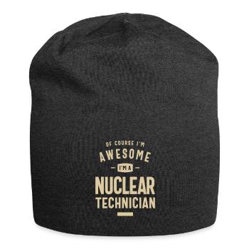 Großartig, ich bin ein Nukleartechniker Lustiger Job - Jersey-Beanie - Anthrazit - Vorne
