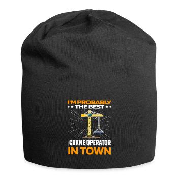 Crane driver Crane operator - Jersey Beanie - black - Front