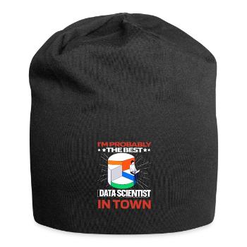 Analyste de données en science des données Lustig - Bonnet en jersey - noir - Devant