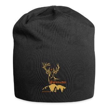 Jäger Geschenk Waidmannsheil-Jagen ist Naturschutz - Jersey-Beanie - Schwarz - Vorne