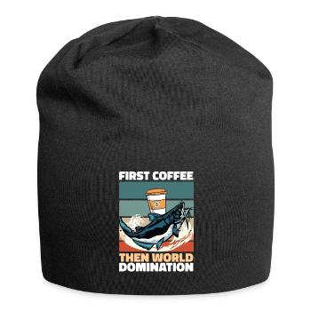 Wels Kaffee - Jersey-Beanie - Schwarz - Vorne