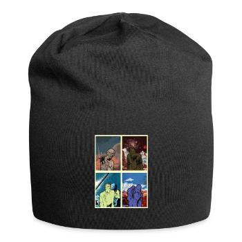 Zombie Halloween Creepy - Jersey Beanie - black - Front
