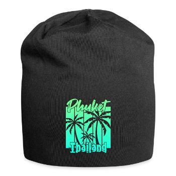 Phuket Thailand Sonnenuntergang - Jersey-Beanie - Schwarz - Vorne