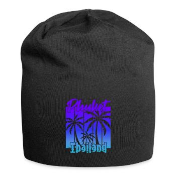 Phuket Thailand Sonnenuntergang - Jersey-Beanie - Schwarz - Vorne