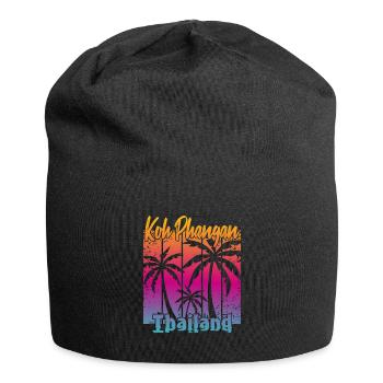 Koh Phangan Thailand - Jersey-Beanie - Schwarz - Vorne
