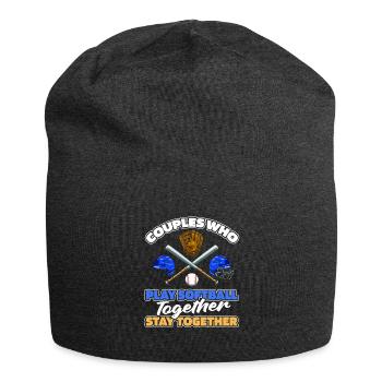 Softball Paar - Jersey-Beanie - Anthrazit - Vorne