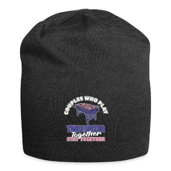 Tischfußball Kicker Paar - Jersey-Beanie - Anthrazit - Vorne