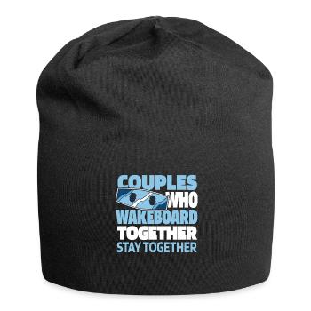 Wakeboard Wakeboarder Paar - Jersey-Beanie - Schwarz - Vorne