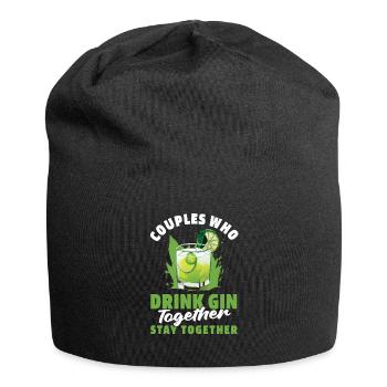 Gin Pair - Jersey Beanie - black - Front