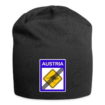 No Kangaroos in Austria - Jersey Beanie - black - Front