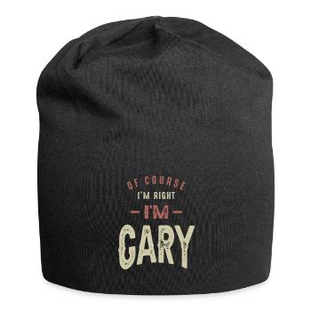 I'm Gary Funny Personalized Name - Jersey Beanie - black - Front