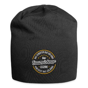 BAUZEICHNER Rente 2023 eine echte Legende verlässt - Jersey-Beanie - Schwarz - Vorne