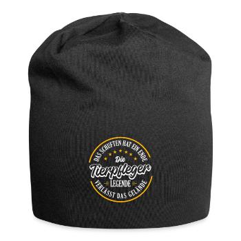 ANIMAL KEEPER Pension 2023 leaves a real legend - Jersey Beanie - black - Front