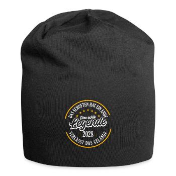 Rente 2028 eine echte Legende verlässt das Geländ - Jersey-Beanie - Schwarz - Vorne