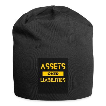 Actifs sur passifs Entrepreneur comptable - Bonnet en jersey - noir - Devant